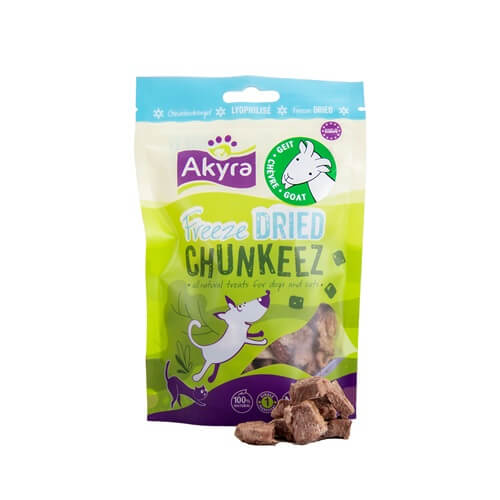 Akyra Freeze Dried Chunkeez geit Akyra freeze-dried Chunkeez Geit
