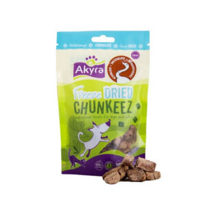 Akyra freeze-dried Chunkeez Struisvogel
