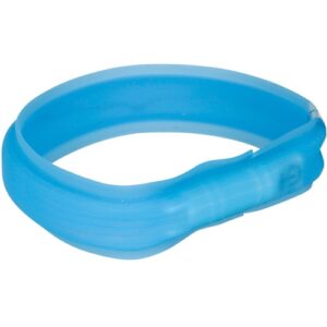Halsband lichtgevend - blauw, 30 mm breed