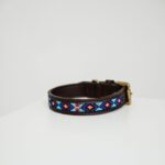 Halsband Kentucky handgemaakte parels Blauw