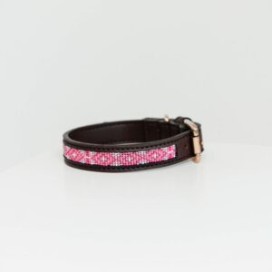 Halsband Kentucky handgemaakte parels Roze