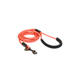 Sleeplijn Kentucky Soft rubber Neon oranje 5 meter