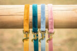 Leiband velvet light blue Kentucky 200cm