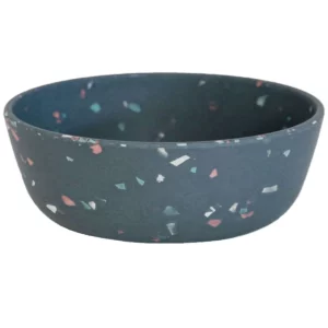 Voerbak Kentucky Bamboo Terrazzo Zwart Large