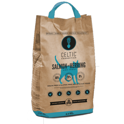 Celtic Connection kattenbrokken zalm met haring en forel