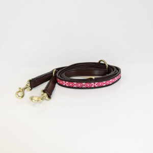 Leiband Kentucky handgemaakte parels pink