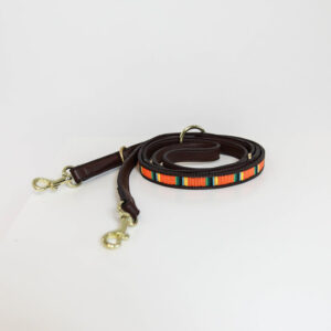 Leiband Kentucky handgemaakte parels pure orange