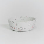 Voerbak Hond Kentucky Bamboo Terrazzo wit