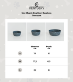 Voerkom Hond Kentucky Bamboo Terrazzo wit